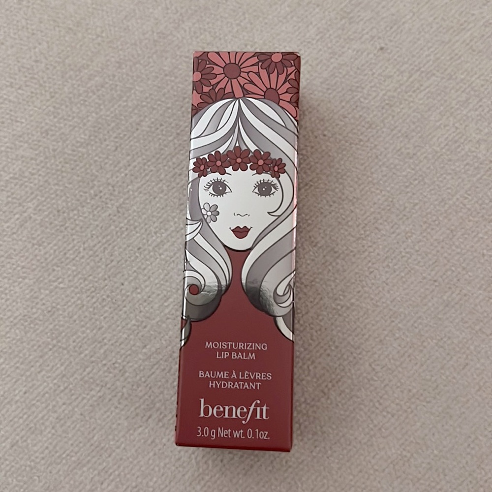 NIB Benefit shade 55 Nude Pink California Kissing Moisturizing Lip Balm